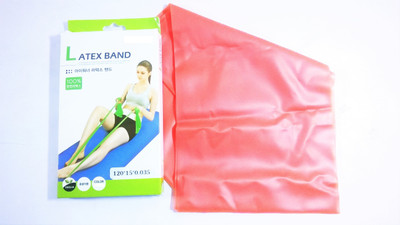 

HE Retail Soft Stretch Latex Strap Band Resistance Tube(Red)