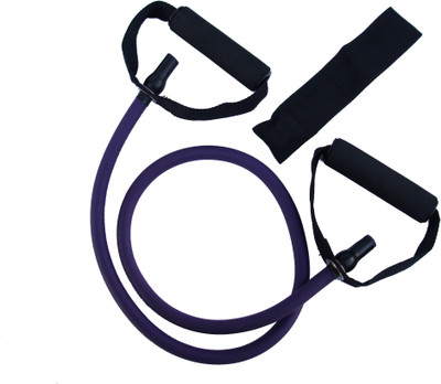 

Asquare Mart Level 4 Super Heavy Strength 50-55LB Pull String Resistance Tube(Purple)