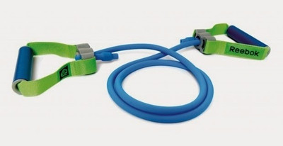 

REEBOK Adjustable Resistance Tube(Green, Blue), Blue;green