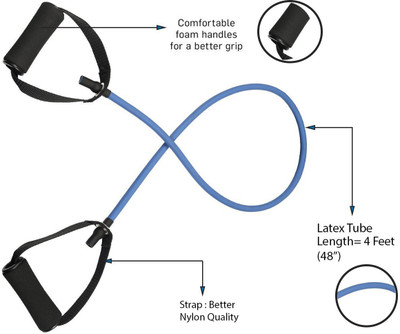 Strauss Toning Tube Resistance Tube(Blue) Strauss Toning Tube Resistance Tube(Blue)