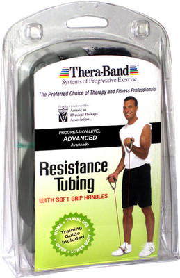 

Thera-Band Professional with Soft Grip Handles Resistance Tube(Black)