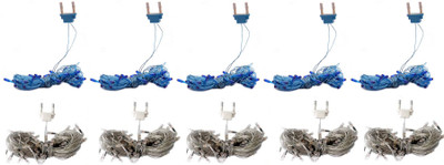 

Home Delight 157 inch White, Blue Rice Lights(Pack of 10)