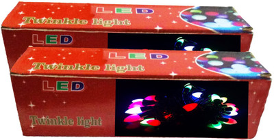 

Gooddeals 138 inch Black, White Rice Lights(Pack of 2)