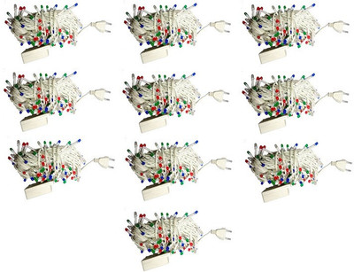 

MDI 394 inch Multicolor Rice Lights(Pack of 10)
