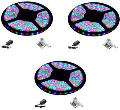 

MDI 591 inch Multicolor Rice Lights(Pack of 3)
