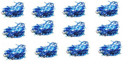 

Toygully 393 inch Blue Rice Lights(Pack of 12)