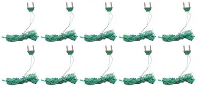 

IMPROVHOME 130 inch Green Rice Lights(Pack of 10)