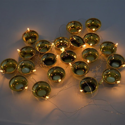 

GrandShop 102 inch Gold Rice Lights(Pack of 1)
