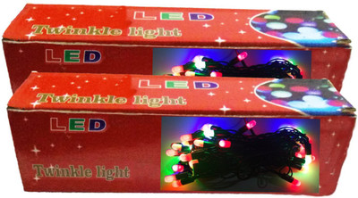 

Gooddeals 118 inch Black, White Rice Lights(Pack of 2)