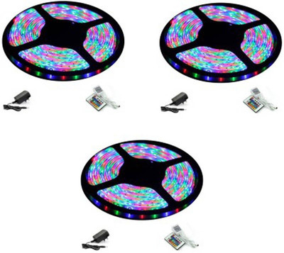 

VRCT 590 inch Multicolor Rice Lights(Pack of 3)