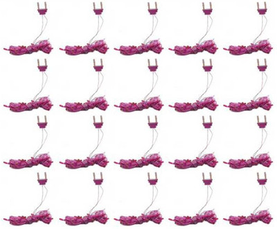 

IMPROVHOME 130 inch Pink Rice Lights(Pack of 20)