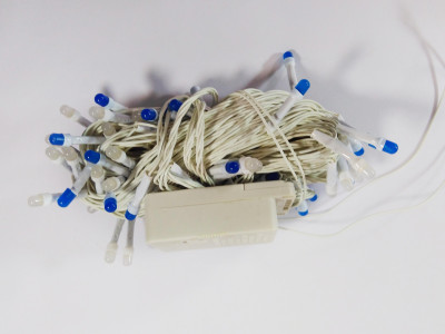 

VRCT 15 inch White, Blue Rice Lights(Pack of 1)