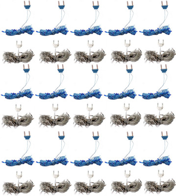 

Home Delight 157 inch White, Blue Rice Lights(Pack of 30)