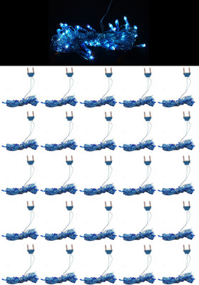 

Home Delight 130 inch Blue Rice Lights(Pack of 25)