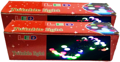 

Gooddeals 138 inch Black, White Rice Lights(Pack of 2)