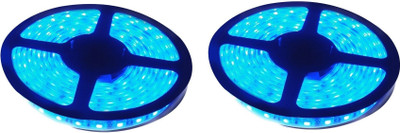 Daylight LED 600 LEDs 9.96 m Blue Steady Strip Rice Lights(Pack of 2)