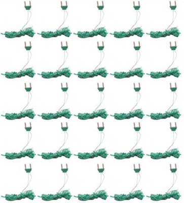 

IMPROVHOME 130 inch Green Rice Lights(Pack of 25)