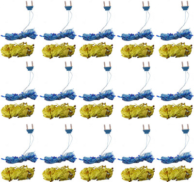 

Home Delight 157 inch Yellow, Blue Rice Lights(Pack of 30)