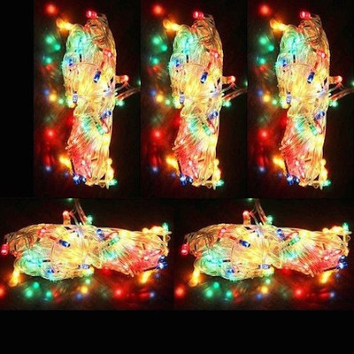 

A To Z Traders 144 inch Multicolor Rice Lights(Pack of 5)