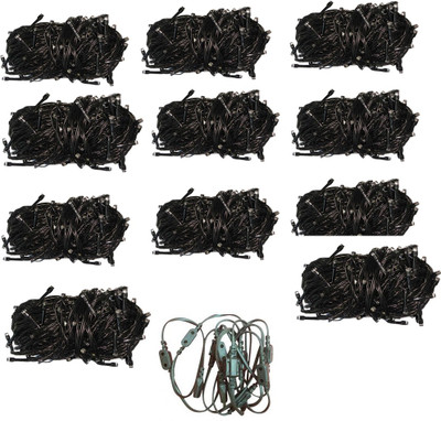 

Golddust 1572 inch Black Rice Lights(Pack of 11)