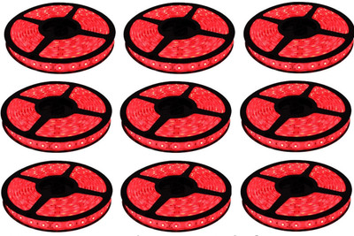 Daylight LED 1764 inch Red Rice Lights(Pack of 9)