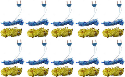 

Home Delight 157 inch Yellow, Blue Rice Lights(Pack of 20)