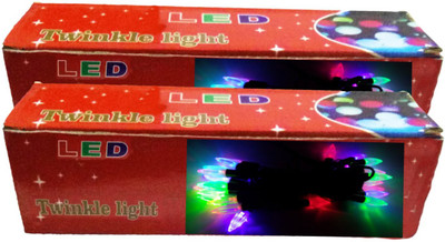 

Gooddeals 138 inch Black Rice Lights(Pack of 2)