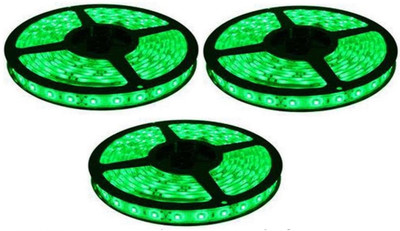 Daylight LED 900 LEDs 14.94 m Green Steady Strip Rice Lights(Pack of 3)