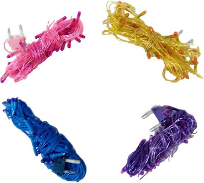 

AtneP 144 inch Multicolor Rice Lights(Pack of 4)