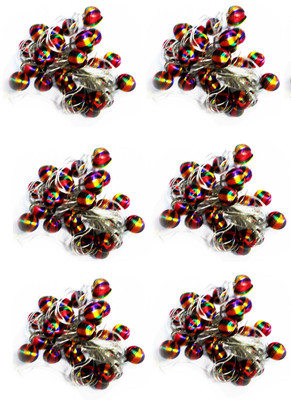 

IMPROVHOME 196 inch Multicolor Rice Lights(Pack of 6)