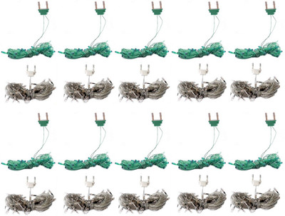 

Home Delight 157 inch White, Green Rice Lights(Pack of 20)
