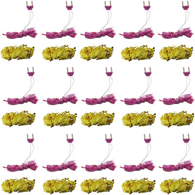 

Home Delight 157 inch Yellow, Pink Rice Lights(Pack of 30)