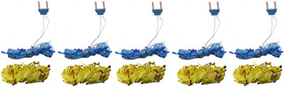 

Home Delight 157 inch Yellow, Blue Rice Lights(Pack of 10)