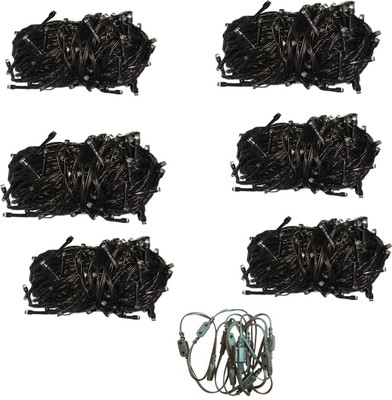

Golddust 1572 inch Black Rice Lights(Pack of 6)