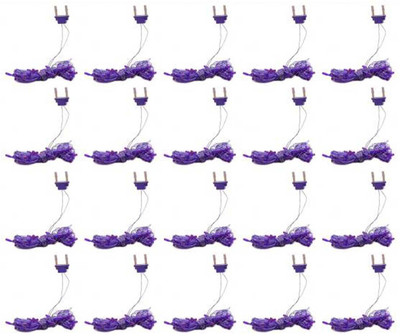 

IMPROVHOME 130 inch Purple Rice Lights(Pack of 20)