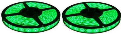 Daylight LED 600 LEDs 9.96 m Green Steady Strip Rice Lights(Pack of 2)