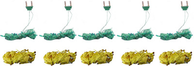

Home Delight 157 inch Yellow, Green Rice Lights(Pack of 10)