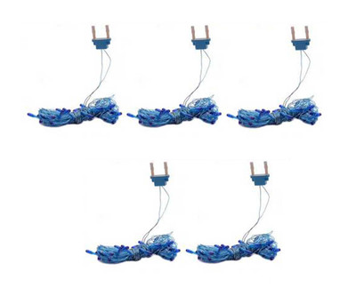 

IMPROVHOME 130 inch Blue Rice Lights(Pack of 5)