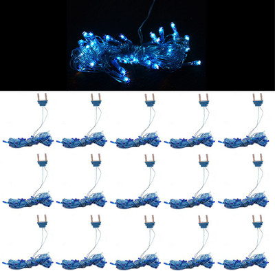 

Home Delight 130 inch Blue Rice Lights(Pack of 15)
