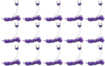 

IMPROVHOME 130 inch Purple Rice Lights(Pack of 15)