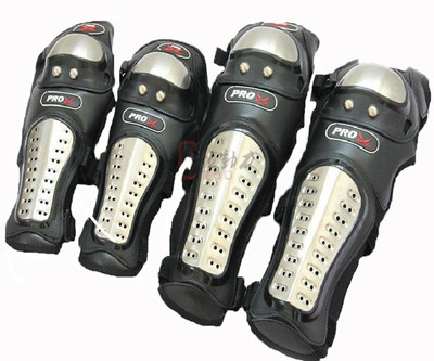 

TREK "N" RIDE Knee Guard, Elbow Guard Free Black(Pack of 4)