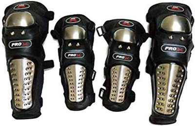 

ACCESSOREEZ Knee Guard, Elbow Guard Free Multicolor(Pack of 4)