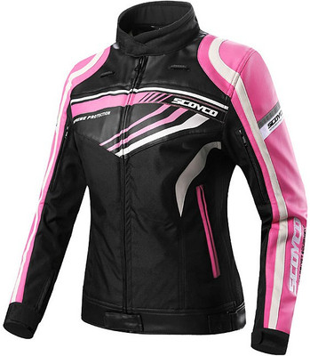 

Scoyco JK37W Riding Protective Jacket(Black, Pink