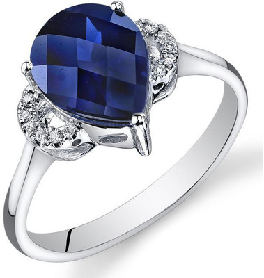 

Kiara Jewellery Radhika Sterling Silver Swarovski Zirconia Gold-plated Plated Ring