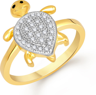 

VK Jewels Good-Looking Tortoise Alloy Cubic Zirconia Gold Plated Ring
