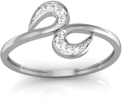 

AG Jewellery Vishakha Sterling Silver Diamond Ring, White
