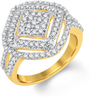 

Sukkhi Alloy Gold-plated, Rhodium Plated Ring, White;gold