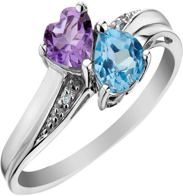 

Kiara Jewellery Sterling Silver Swarovski Zirconia Ring, White