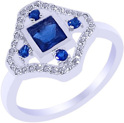 

Elotic Silver Cubic Zirconia Rhodium Plated Ring