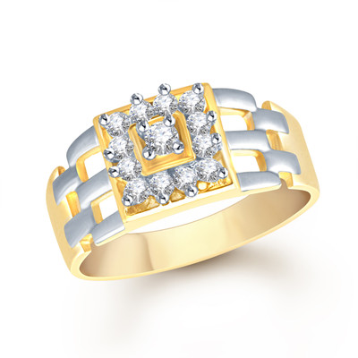 

VK Jewels Well Crafted Alloy Cubic Zirconia Gold-plated Plated Ring